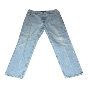 Vintage Y2k Chaps Ralph Lauren Mens Med Stone Wash Denim Jeans Size 38 x 30